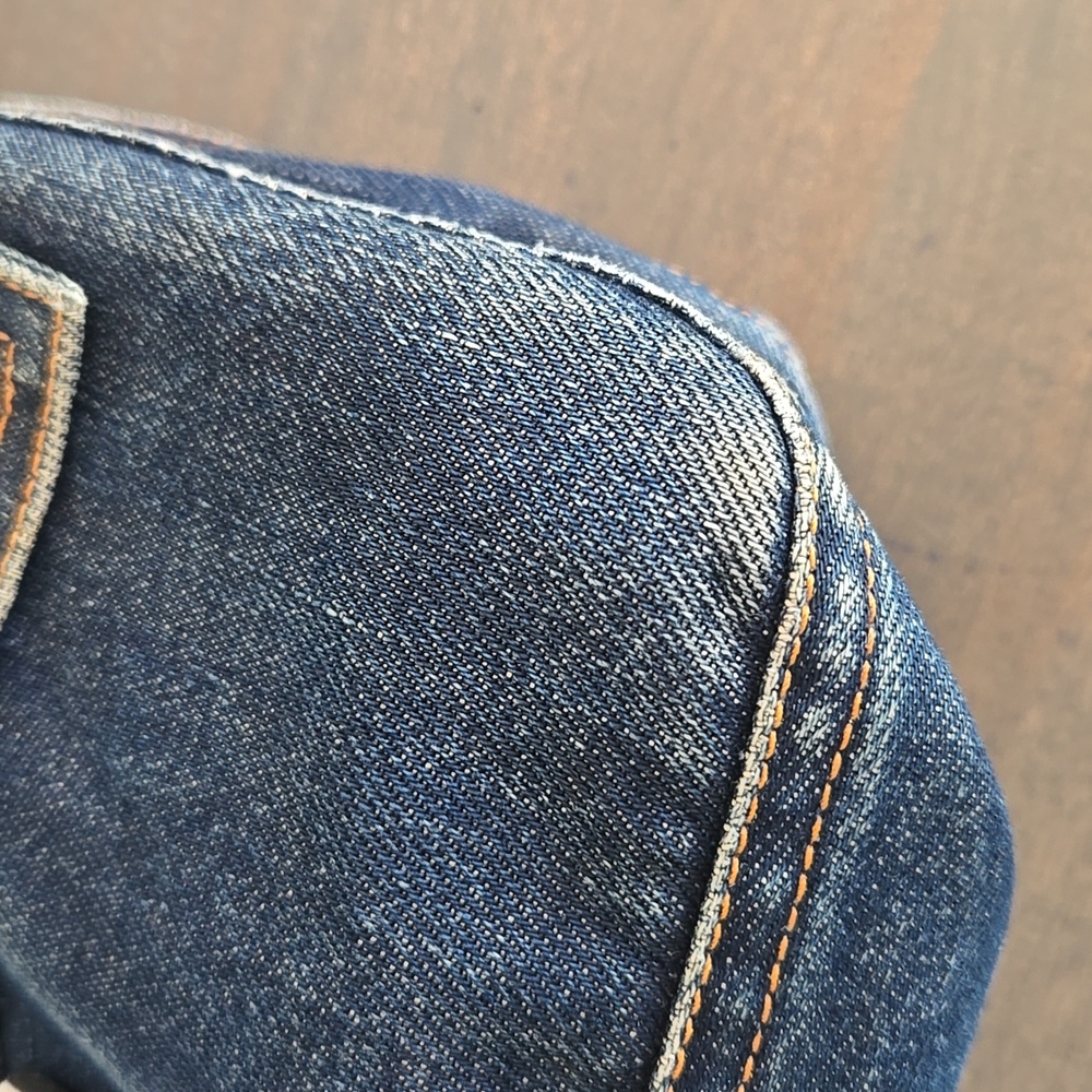 Auth Fendi Denim Mama Baguette - Picture 7 of 16